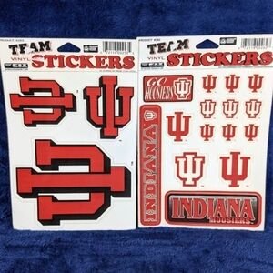 Vintage Indiana Hoosiers Vinyl Sticker Bundle